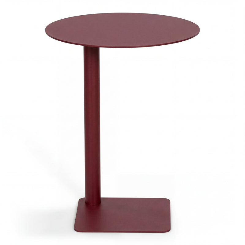 Bijzettafel SUNNY 50 Staal Burgundy 40x40x50cm Spinder Design-Bijzettafels-Spinder