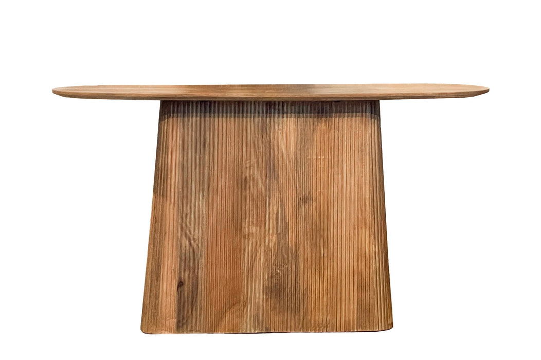 Bijzettafel Salvator Mangohout Bruin 140x40 cm-Bijzettafels-Livingfurn