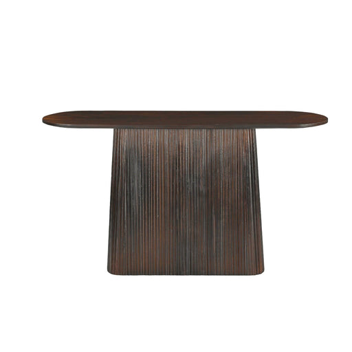 Bijzettafel Salvator Mangohout Bruin 40x140 cm-Bijzettafels-Livingfurn