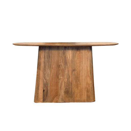 Bijzettafel Salvator Mangohout Bruin 40x140 cm-Bijzettafels-Livingfurn