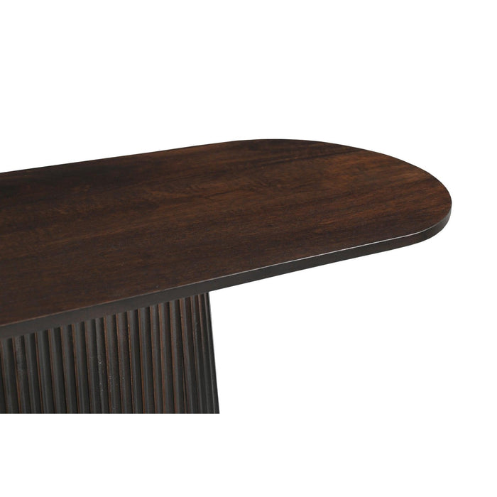 Bijzettafel Salvator Mangohout Bruin 40x140 cm 31188-Bijzettafels-Livingfurn