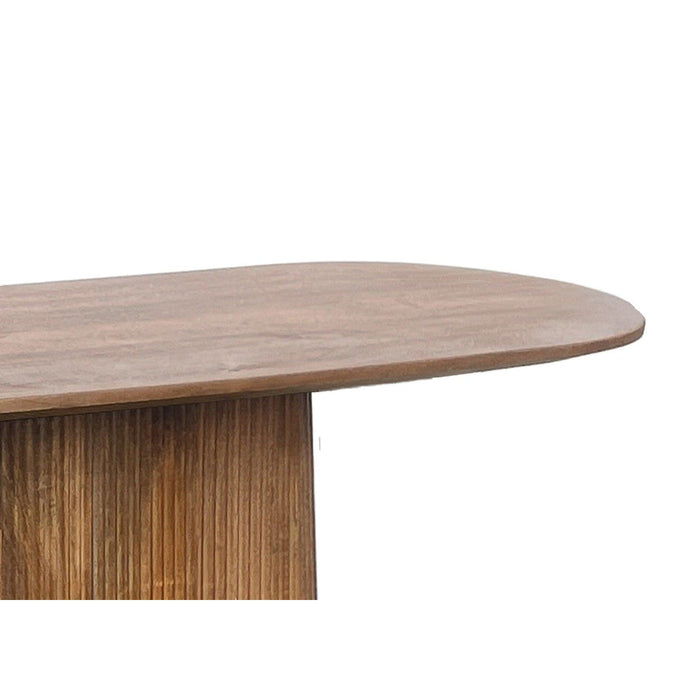 Bijzettafel Salvator Mangohout Bruin 40x140 cm-Bijzettafels-Livingfurn