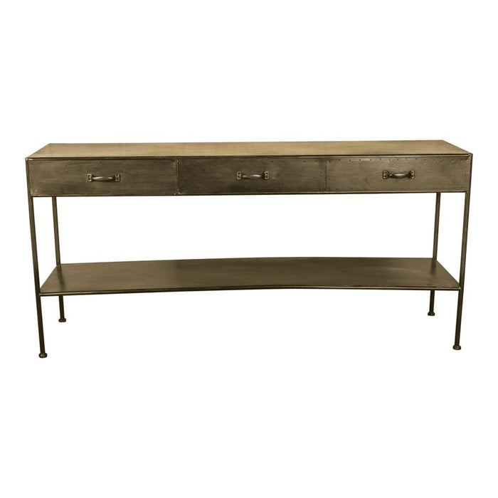 Bijzettafel Simple Geel 31x172 cm-Bijzettafels-PTMD