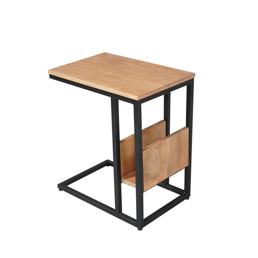 Bijzettafel Slider Naturel Metaal 48x32 cm STF STF-3041-Bijzettafels-Starfurn