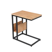 Bijzettafel Slider Naturel Metaal 48x32 cm STF STF-3041-Bijzettafels-Starfurn