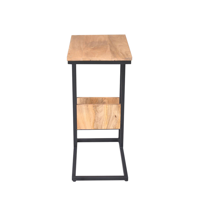 Bijzettafel Slider Naturel Metaal 48x32 cm STF STF-3044-Bijzettafels-Starfurn
