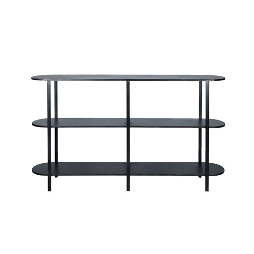 Bijzettafel Sophisticated Zwart 31x160 cm-Bijzettafels-PTMD