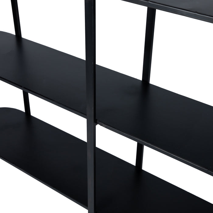 Bijzettafel Sophisticated Zwart 31x160 cm-Bijzettafels-PTMD
