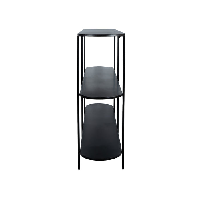 Bijzettafel Sophisticated Zwart 31x160 cm-Bijzettafels-PTMD