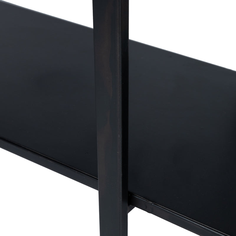 Bijzettafel Sophisticated Zwart 31x160 cm-Bijzettafels-PTMD