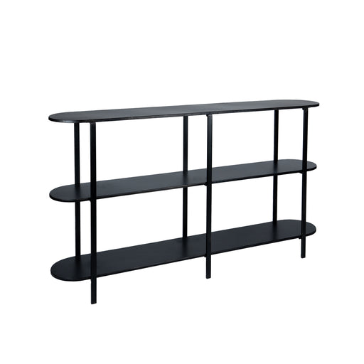 Bijzettafel Sophisticated Zwart 31x160 cm-Bijzettafels-PTMD