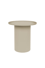 Bijzettafel Sverre Rond Metaal Ivoor Ø45.5x45 cm-Bijzettafels-Creating Home