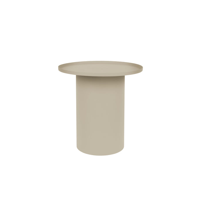 Bijzettafel Sverre Rond Metaal Ivoor Ø45.5x45 cm-Bijzettafels-Creating Home