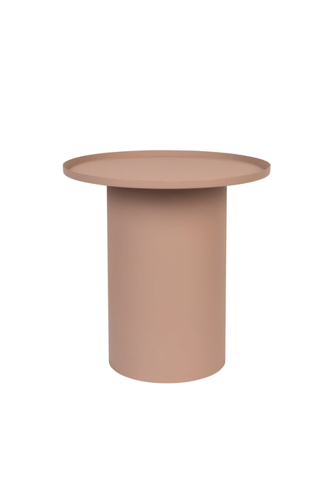 Bijzettafel Sverre Rond Rose Metaal Roze Ø45.5x45 cm-Bijzettafels-Creating Home
