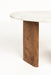 Bijzettafel Tanda Marble Bruin 56x37 cm-Bijzettafels-Creating Home
