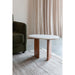 Bijzettafel Tanda Marble Bruin 56x37 cm-Bijzettafels-Creating Home