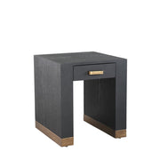 Bijzettafel Tiess Zwart 45 cm-Bijzettafels-PTMD