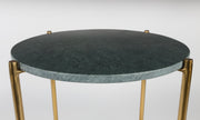 Bijzettafel Timpa Marble Groen Ø44.5x54 cm-Bijzettafels-Creating Home