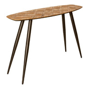 Bijzettafel Tyano Teakhout Beige 40x120 cm-Bijzettafels-PTMD