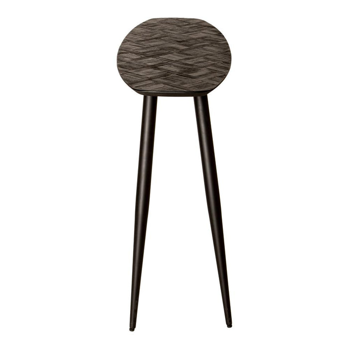 Bijzettafel Tyano Teakhout Zwart 40x120 cm-PTMD