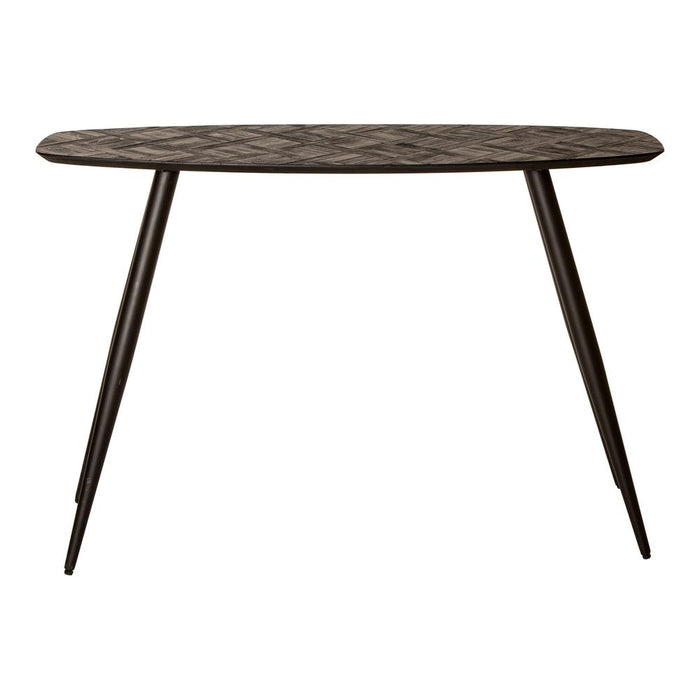 Bijzettafel Tyano Teakhout Zwart 40x120 cm-PTMD
