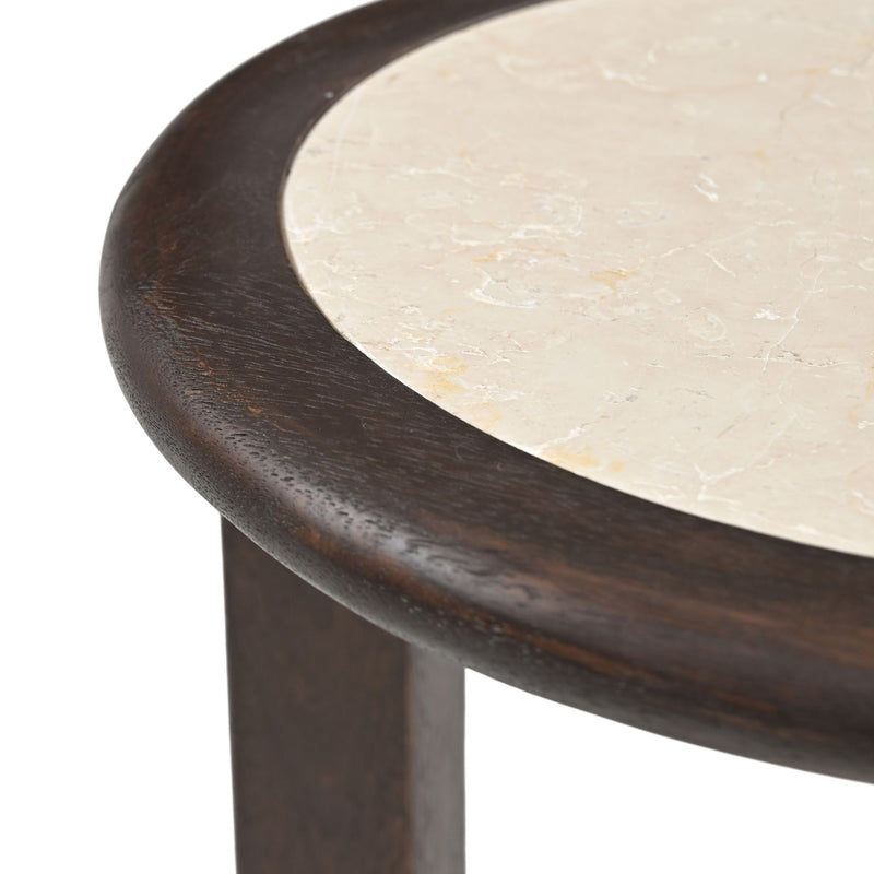 Bijzettafel Vinn Bruin Mangohout 40 cm 40x40x55 cm-Bijzettafels-Starfurn