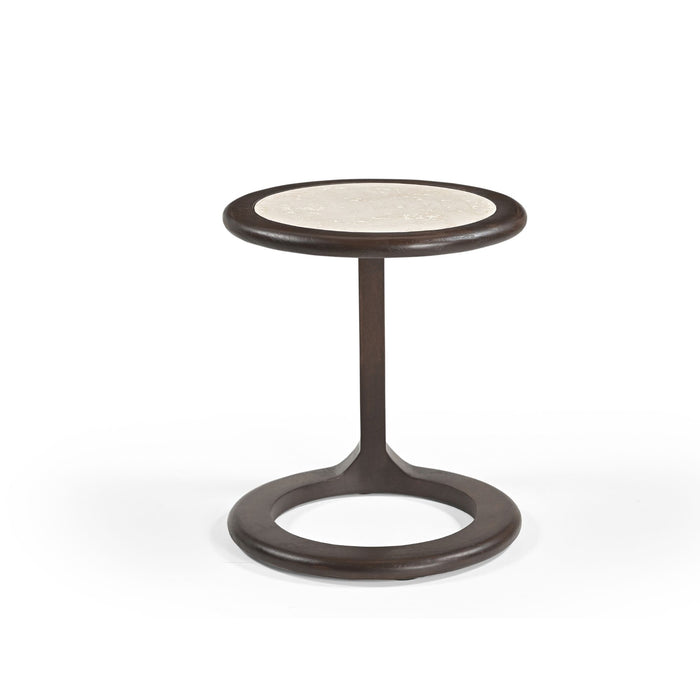 Bijzettafel Vinn Bruin Mangohout 40 cm-Bijzettafels-Starfurn