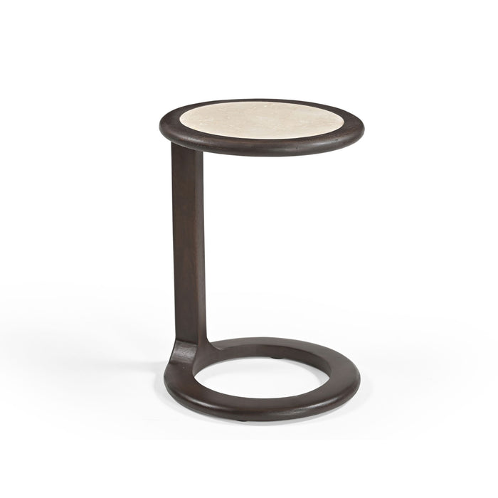 Bijzettafel Vinn Bruin Mangohout 40 cm-Bijzettafels-Starfurn