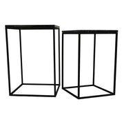 Bijzettafel Volos Bruin 41 cm-Bijzettafels-PTMD