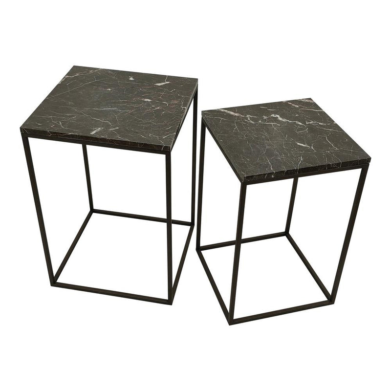 Bijzettafel Volos Bruin 41 cm-Bijzettafels-PTMD