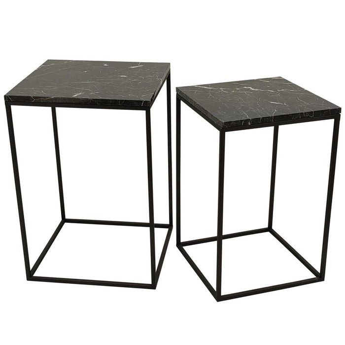 Bijzettafel Volos Bruin 41 cm-PTMD