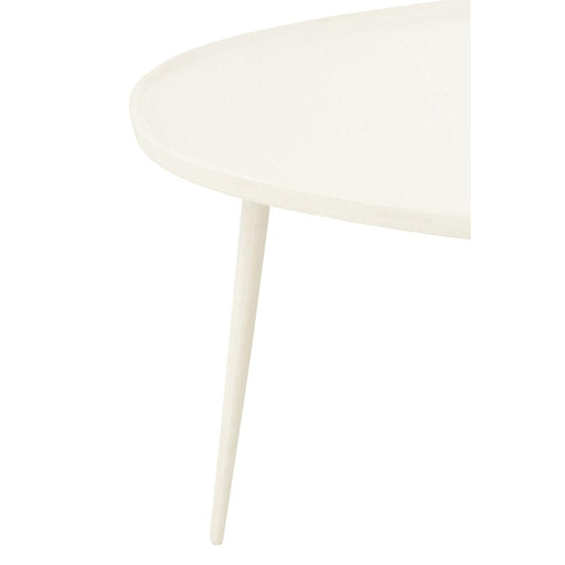 Bijzettafel Wit Aluminium 63 cm 63x72.5x38 cm-Bijzettafels-J-Line