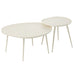 Bijzettafel Wit Aluminium 63 cm 63x72.5x38 cm-Bijzettafels-J-Line