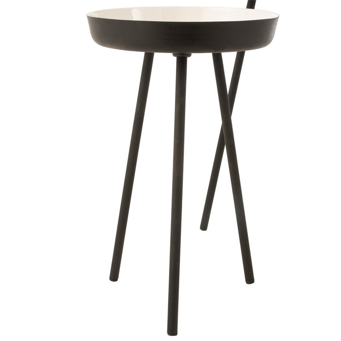 Bijzettafel Wit Ijzer 52 cm-Bijzettafels-J-Line