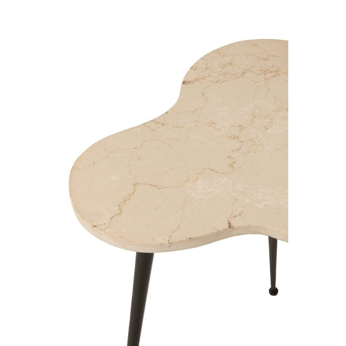 Bijzettafel Wit Ijzer 61 cm-Bijzettafels-J-Line