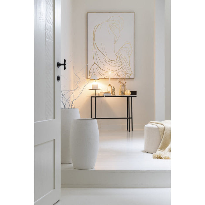 Bijzettafel Wit Marmer 60x110 cm-Bijzettafels-J-Line