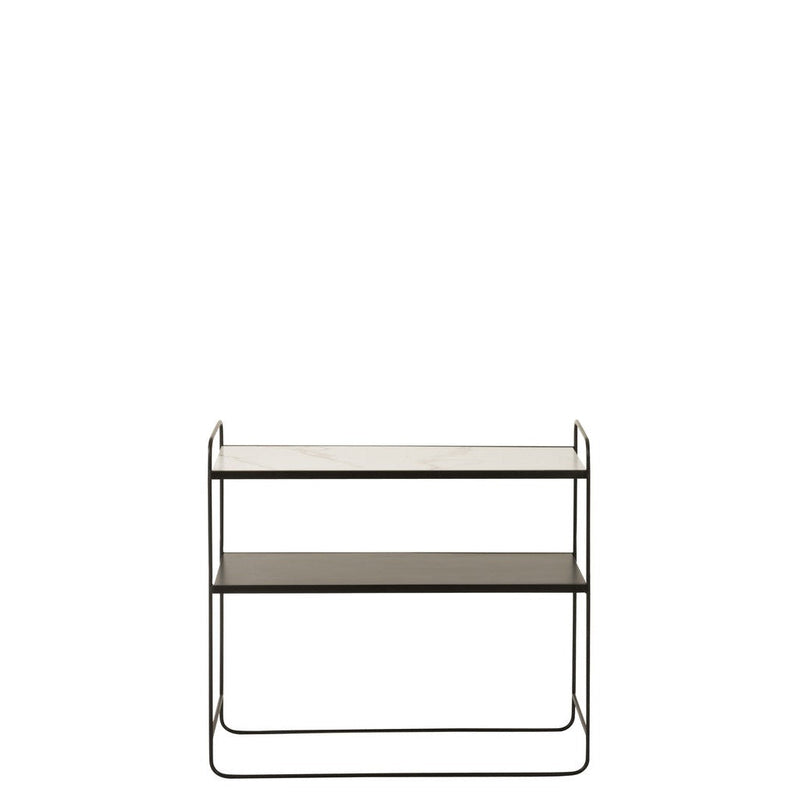 Bijzettafel Wit Mdf 30x90 cm-Bijzettafels-J-Line