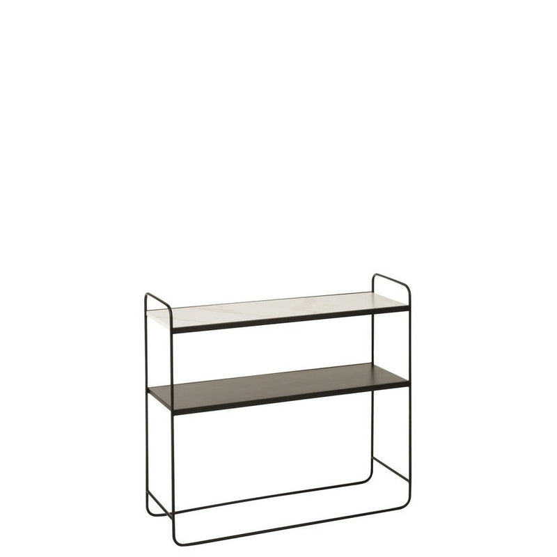 Bijzettafel Wit Mdf 30x90 cm-Bijzettafels-J-Line