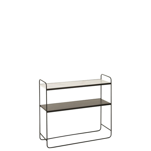 Bijzettafel Wit Mdf 30x90 cm-Bijzettafels-J-Line