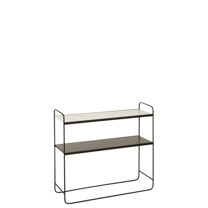 Bijzettafel Wit Mdf 30x90 cm-Bijzettafels-J-Line
