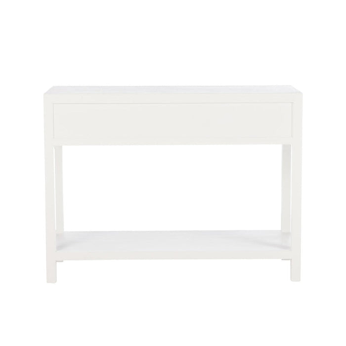 Bijzettafel Wit Mdf 44x110 cm-Opbergdozen en manden-J-Line