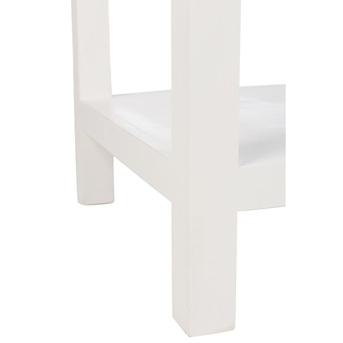 Bijzettafel Wit Mdf 44x110 cm-Bijzettafels-J-Line