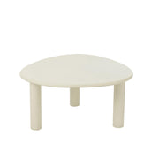 Bijzettafel Wit Mdf 66 cm 66x75x38 cm-Bijzettafels-J-Line