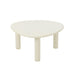 Bijzettafel Wit Mdf 66 cm 66x75x38 cm-Bijzettafels-J-Line