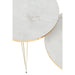 Bijzettafel Wit Metaal 38 cm 38x38x56 cm-Bijzettafels-J-Line