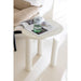 Bijzettafel Wit Pvc S 43 cm 43x51x50 cm-Bijzettafels-J-Line