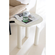 Bijzettafel Wit Pvc S 43 cm 43x51x50 cm-Bijzettafels-J-Line