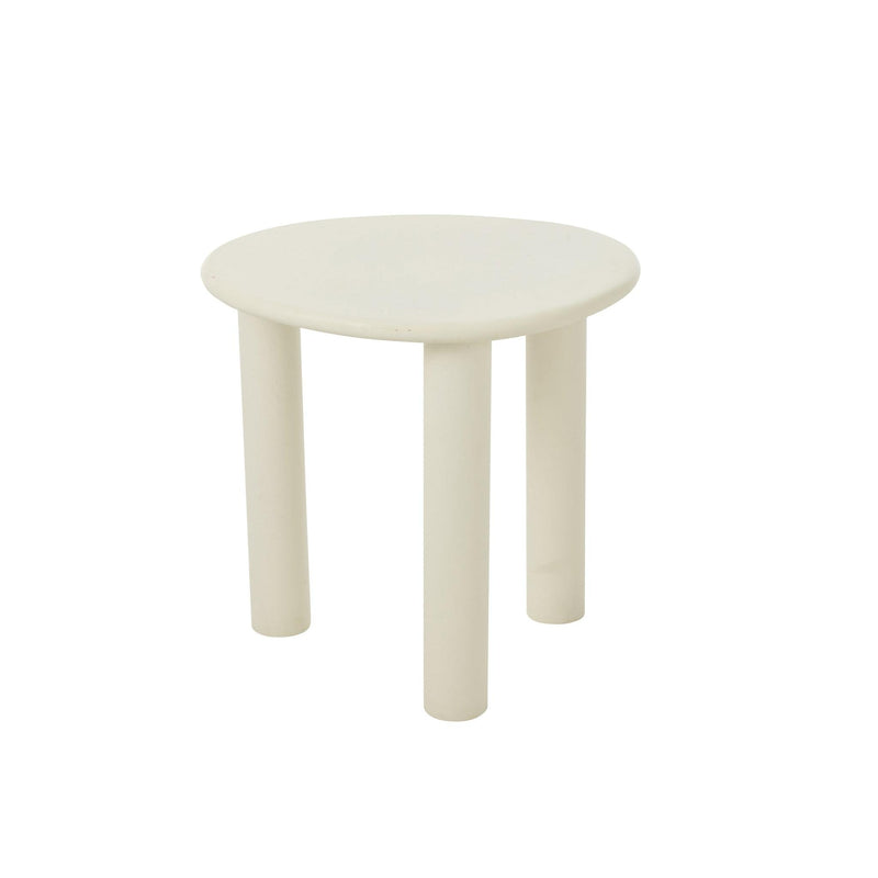 Bijzettafel Wit Pvc S 43 cm 43x51x50 cm-Bijzettafels-J-Line