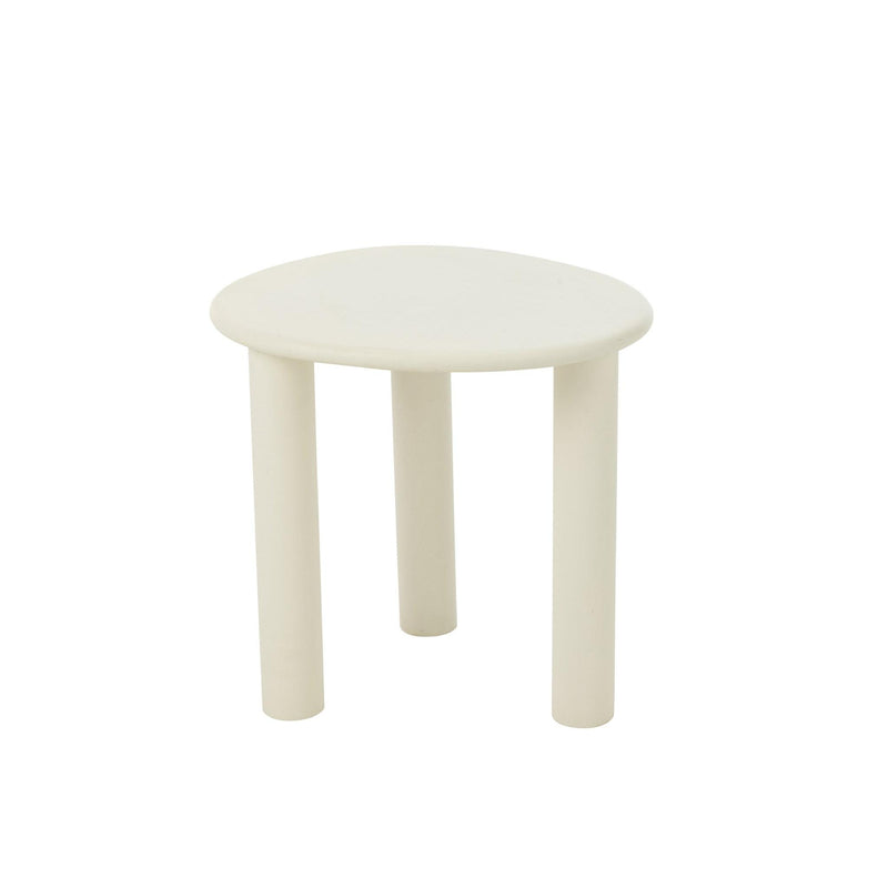 Bijzettafel Wit Pvc S 43 cm 43x51x50 cm-Bijzettafels-J-Line