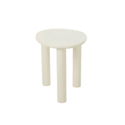Bijzettafel Wit Pvc S 43 cm 43x51x50 cm-Bijzettafels-J-Line